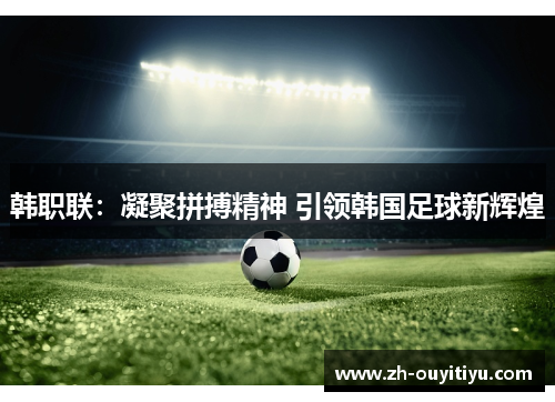 韩职联：凝聚拼搏精神 引领韩国足球新辉煌